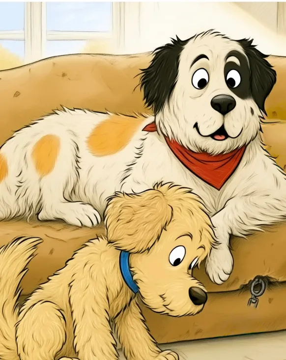 Cartoon Joseph in his red bandana